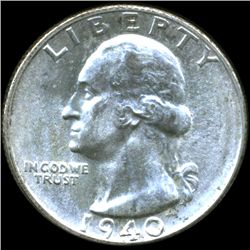 1940S Washington 25c MS64 (COI-10706)