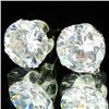 Image 1 : 12.45twc Lab Diamond White Gold Vermeil/925 Stud Earrings (JEW-4001)