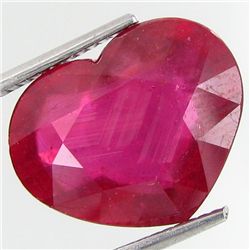 10.4ct Top Blood Red Ruby Heart (GEM-29408)