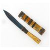 Image 1 : Tibet Handcarved Bone/Steel Knife & Scarab (CLB-870)