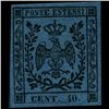 Image 1 : 1852 Modena 40c Stamp MINT Hinged (STM-0987)