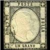 Image 1 : 1861 RARE Italy Neapolitan 1g Stamp (STM-1153)