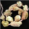 Image 1 : 815twc Natural Pink Opal Chunk Strand (JEW-3462)