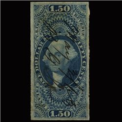 1871 RARE Portugal 120r Blue Used Stamp ERROR (STM-1342)