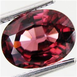 4.34ct Natural Hot Cherry Red Zircon (GEM-35041)