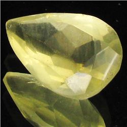 11.95ct Untreated Natural Lemon Citrine Pear (GEM-31907)