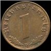 Image 2 : 1938D Germany 1pf MS64+ ERROR (COI-9941)