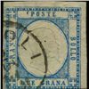 Image 1 : 1861 RARE Italy Neapolitan 2g Stamp (STM-1159)