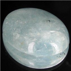 60.15ct Sky Blue Aquamarine Cabochon (GEM-45601)