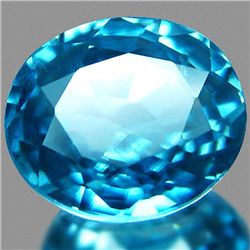 3.49ct Natural Blue Zircon Cambodia (GEM-35148)