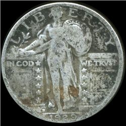 1929D Standing Liberty Quarter Better Circulated (COI-10674)