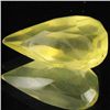 Image 1 : 28.10ct Untreated Natural Lemon Citrine Pear (GEM-31923)