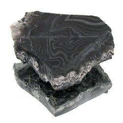 109ct Lace Black Hematite Slab (MIN-000482)