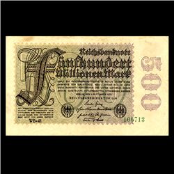 1923 Germany 500,000,000 Mark Note Hi Grade (CUR-06656)