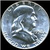 Image 1 : 1958 Franklin Silver Half MS64/65 Rare Reverse (COI-10440)