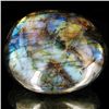 Image 1 : 565ct Large Polished Rainbow Labradorite Cabochon (MIN-001639)