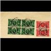 Image 1 : 1935 GB Multiple 1/2p & 1p on Piece SCARCE (STM-0876)