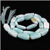 Image 1 : 130ct Peru Blue Opal Bead Strand (JEW-4217)