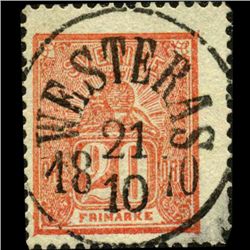 1866 Sweden 20O Stamp (STM-0838)