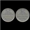 Image 2 : 1964D/J Germany 1 Mark Hi Grade RARE 2 Pcs (COI-8163)