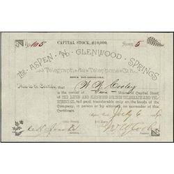 CO. Aspen & Glenwood Springs T & T Co.
