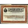 Image 1 : The American Cotton Oil Co. - Negotiable CD  1901