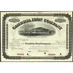 Pennsylvania. Cambria Iron Co.