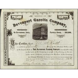 Iowa. Davenport Gazette Company.