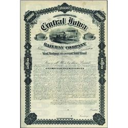 Iowa. Central Iowa Railway Company.