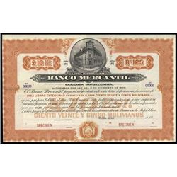 Bolivia. Banco Mercantil Bond