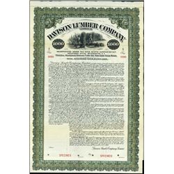Canada. Davison Lumber Co. Ltd Bond