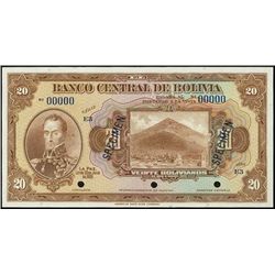 Bolivia. El Banco Central De Bolivia