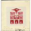 Image 1 : U.S. ABNC "Specimen" Stamp Sheetlet of 8 Prfs