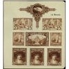Image 1 : U.S. ABNC "Specimen" Stamp Sheetlet of 8 Prfs