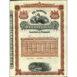 Ecuador. El Banco Territorial Bond Trio