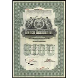 El Salvador. Banco Occidental Bond