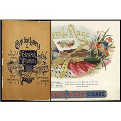 U.S.  Cigar Box Label Sample Booklet.