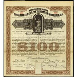 Mexico. Mining Bond