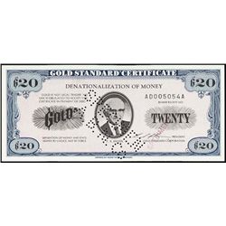 Missouri. Gold Standard Certificate Set.