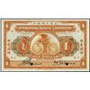 Image 1 : China. International Banking Corp. $1 Shanghai Sp