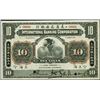 Image 1 : China. International Banking Corp. $10 Shanghai S