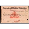 Image 1 : China. International Banking Corporation ID Card.
