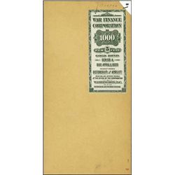 U.S. War Finance Corporation.