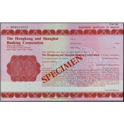 China. Hongkong. Hongkong Certificate of Deposits