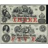 Image 1 : VT. West River Bank Obsol.  Pair W/ Coin Vignette