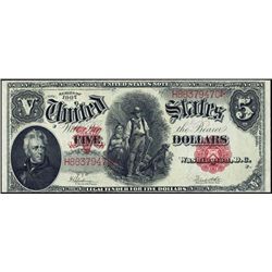 U.S. $5 United States Note Series 1907.
