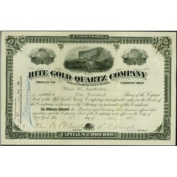 California. Hite Gold Quartz Company.