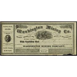 California. Washington Mining Company