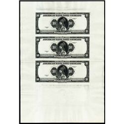 ABNCompany Advertising Banknote Sheet