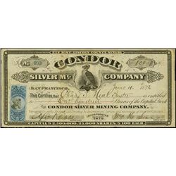 Nevada. Condor Silver Mining Company.